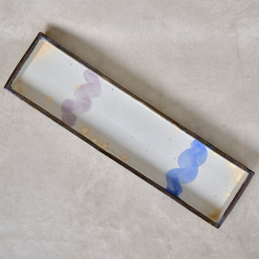 色絵短冊皿(清水焼・乾山写) | 宮本 博