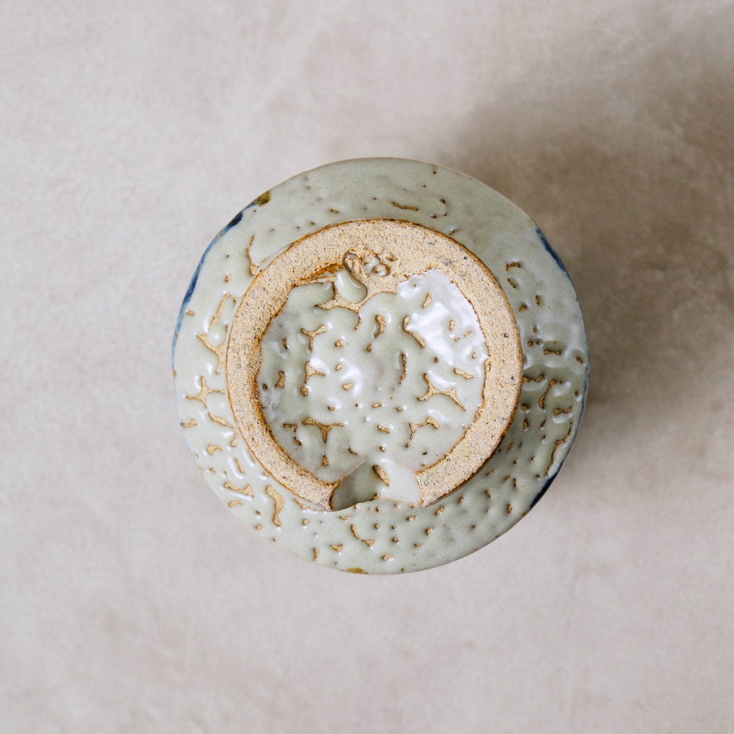 湯呑み 大 鉄絵・赤絵 唐草文 - 益子焼 - 01 | 松原 直之