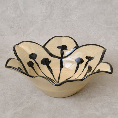 銹絵染付向付 百合形（清水焼・乾山写）_2 | 宮本 博