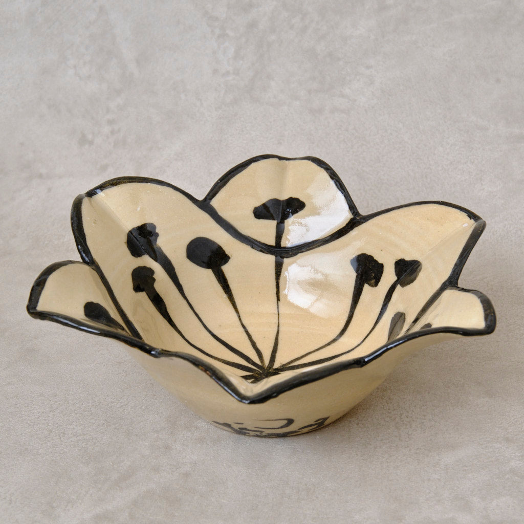 銹絵染付向付 百合形（清水焼・乾山写）_2 | 宮本 博