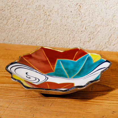 色絵向付 竜田川図（清水焼・乾山写） | 宮本 博