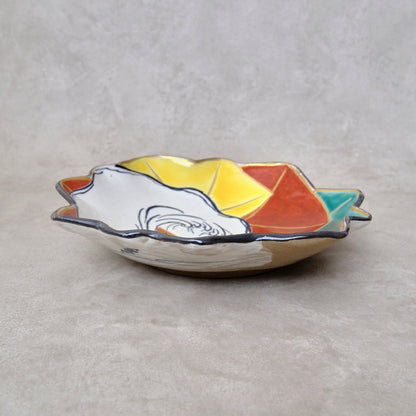 色絵向付 竜田川図（清水焼・乾山写） | 宮本 博