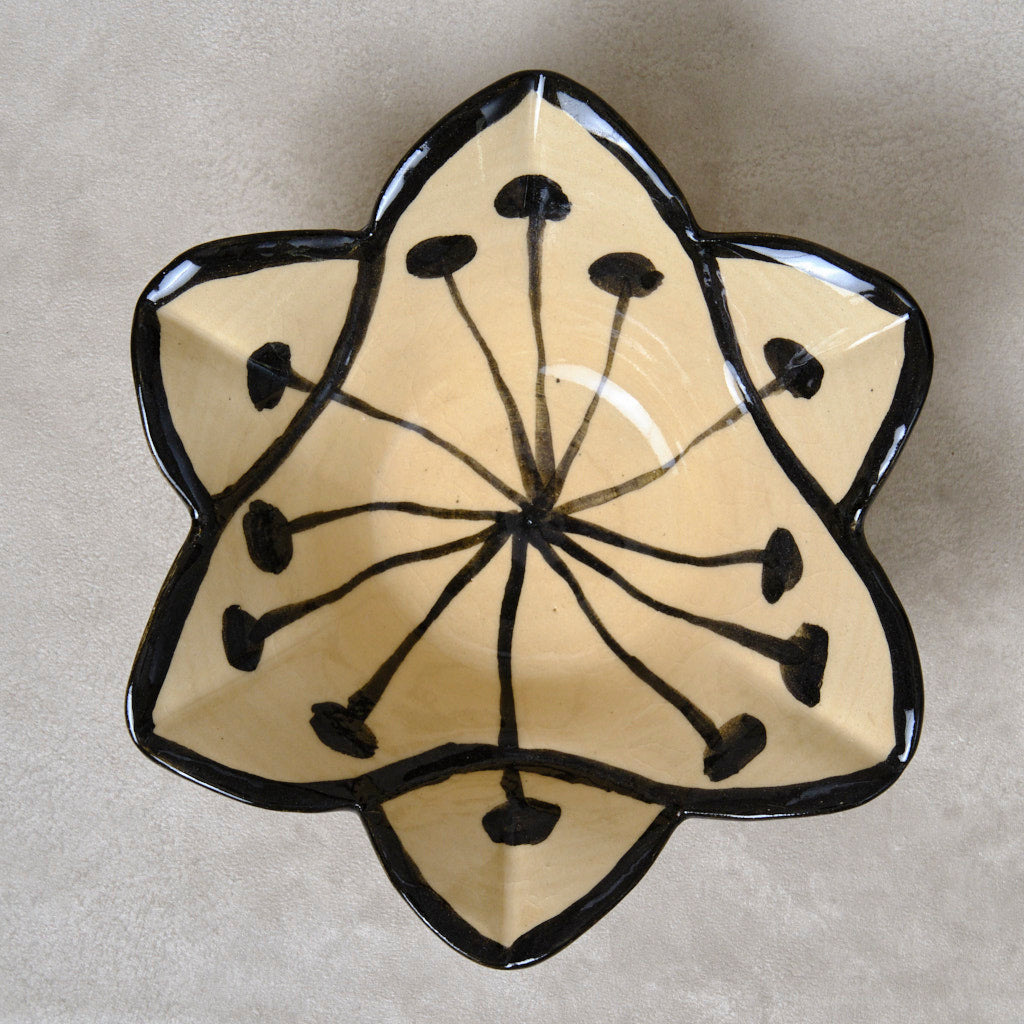 銹絵染付向付 百合形（清水焼・乾山写） | 宮本 博