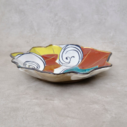 色絵向付 竜田川図（清水焼・乾山写） | 宮本 博