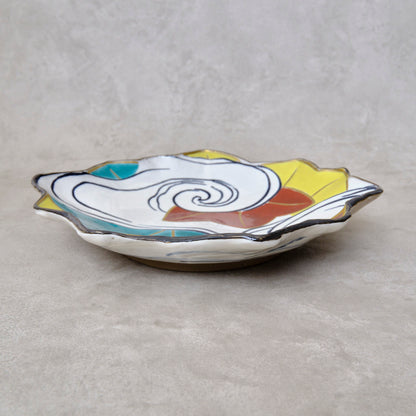 色絵向付 竜田川図（清水焼・乾山写） | 宮本 博