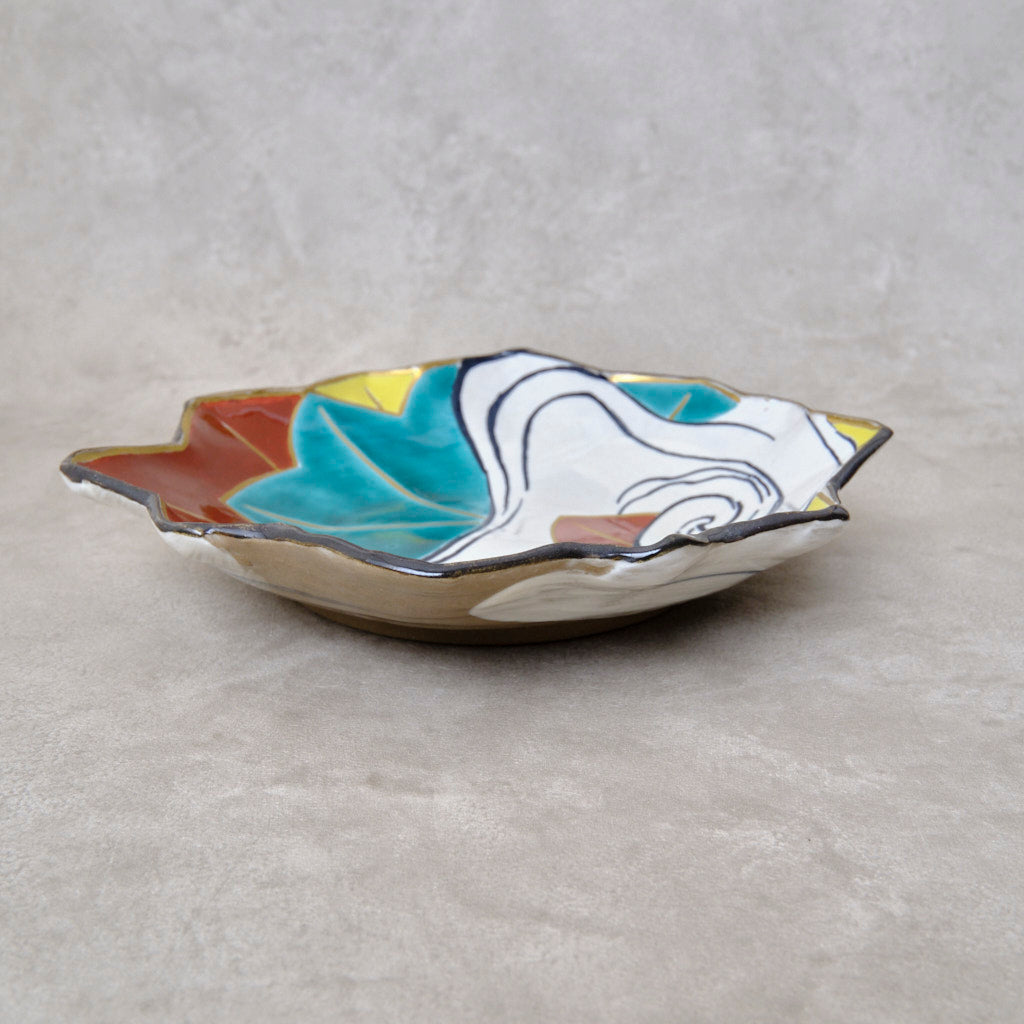 色絵向付 竜田川図（清水焼・乾山写） | 宮本 博