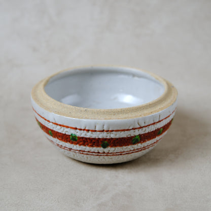 蓋物・小物入れ 赤絵 - 益子焼 - 02 | 松原 直之