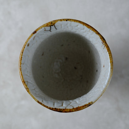 ゴブレット 鉄絵 唐草文 - 益子焼 - 01 | 松原 直之