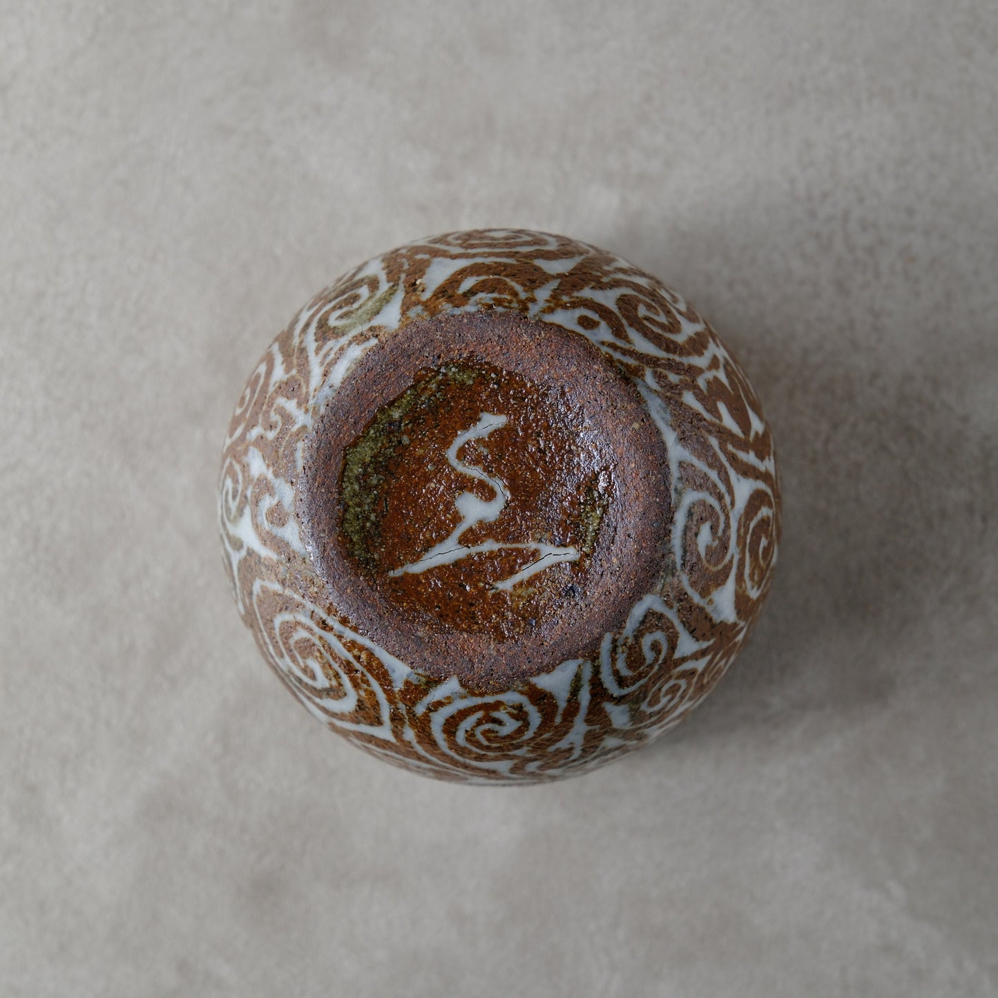 湯呑み小 象嵌唐草文 - 益子焼 - 04 | 松原 直之